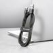 Кабель Baseus Cafule Cable USB For Type-C 3A 0.5m Gray+Black (CATKLF-AG1) 49339 фото 8