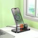 Бездротовий зарядний пристрій BOROFONE BQ29 Feliz 3-in-1 wireless fast charger Black (6941991110290) 49663 фото 4
