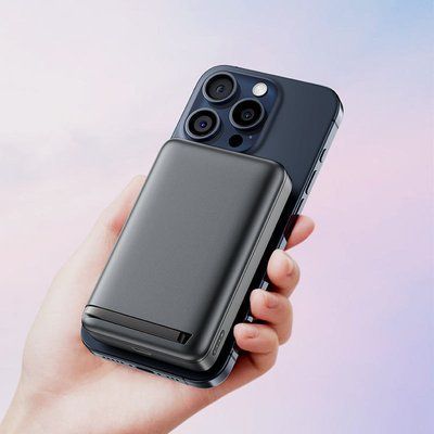 Зовнішній акумулятор ACEFAST M11 PD30W Qi2 magnetic wireless charging power bank 10000 mAh Black 15859 фото