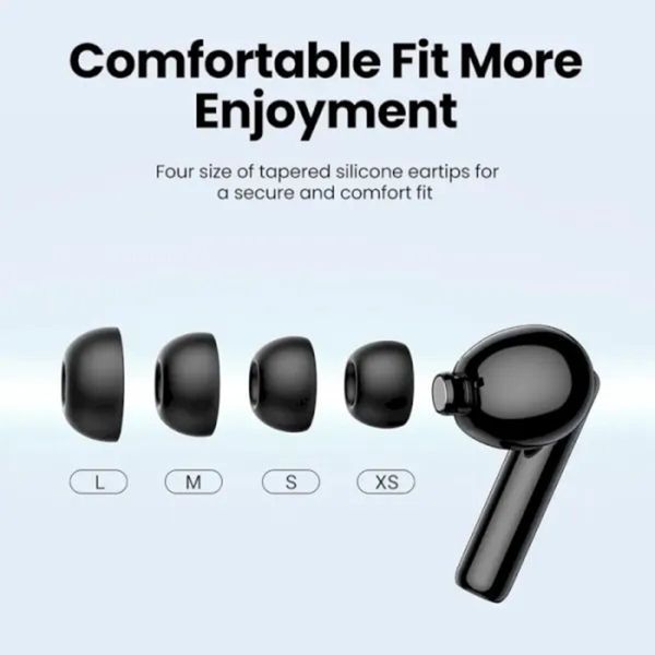 Бездротові навушники UGREEN WS106 HiTune T3 Active Noise-Cancelling Wireless Earbuds (Black)(UGR-90401) (UGR-90401) 50128 фото