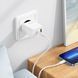 Мережевий зарядний пристрій BOROFONE BA75A Powerful dual port PD30W+QC3.0 charger set(C to iP) White (BA75ACLW) 41690 фото 6