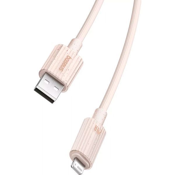 Кабель Baseus Habitat Series Fast Charging Cable USB to iP 2.4A 2m Wheat Pink (P10360200421-01) 56933 фото