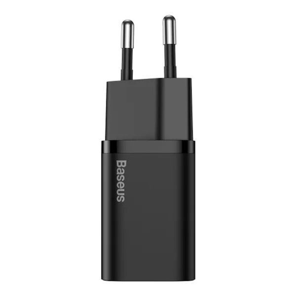 Мережевий зарядний пристрій Baseus Super Si Quick Charger 1C 25W EU Black (CCSP020101) 15837 фото