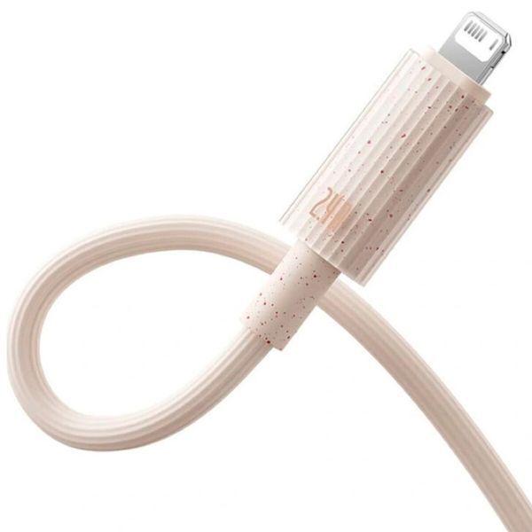 Кабель Baseus Habitat Series Fast Charging Cable USB to iP 2.4A 2m Wheat Pink (P10360200421-01) 56933 фото