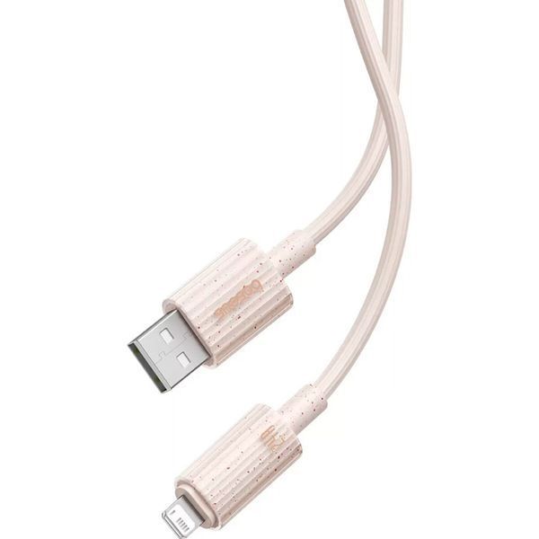 Кабель Baseus Habitat Series Fast Charging Cable USB to iP 2.4A 2m Wheat Pink (P10360200421-01) 56933 фото