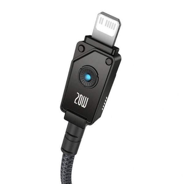 Кабель Baseus Unbreakable Series Fast Charging Data Cable Type-C to iP 20W 1m Cluster Black (P10355803111-00) 52024 фото