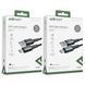 Кабель ACEFAST C1-04 USB to Type-C 3A, 1.2m, nylon aluminum connectors, Black (AFC1-04B) 14690 фото 4