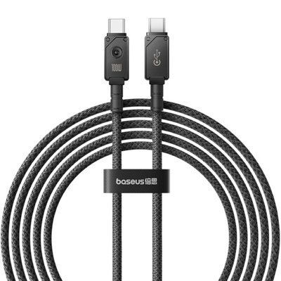 Кабель Baseus Unbreakable Series Fast Charging Data Cable Type-C to Type-C 100W 2m Cluster Black (P10355800111-01) 56924 фото
