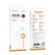 Кабель BOROFONE BX113 Lenny silicone charging data cable iP(L=1M) White (6941991115400) 55596 фото 3