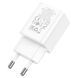 Мережевий зарядний пристрій HOCO N28 Founder PD20W+QC3.0 charger set(C to iP) White (6931474783530) 51481 фото 5
