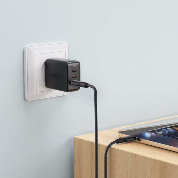 Кабель ACEFAST C8-04 USB-A to USB-C charging data cable Black (6974316282693) 52329 фото