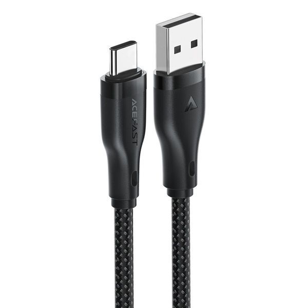 Кабель ACEFAST C8-04 USB-A to USB-C charging data cable Black (6974316282693) 52329 фото