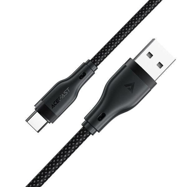 Кабель ACEFAST C8-04 USB-A to USB-C charging data cable Black (6974316282693) 52329 фото