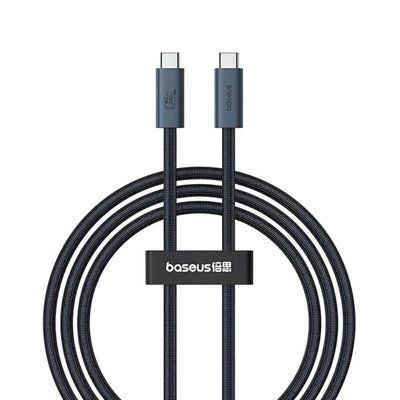 Кабель Baseus Flash Series 2 USB4 Full Featured Data Cable Type-C to Type-C 240W 1m Cluster Black (P10311803111-00) 55540 фото