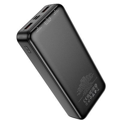 Зовнішній акумулятор HOCO J136A Sirui 22.5W+PD20W fully compatible power bank (20000mAh) Black 15562 фото