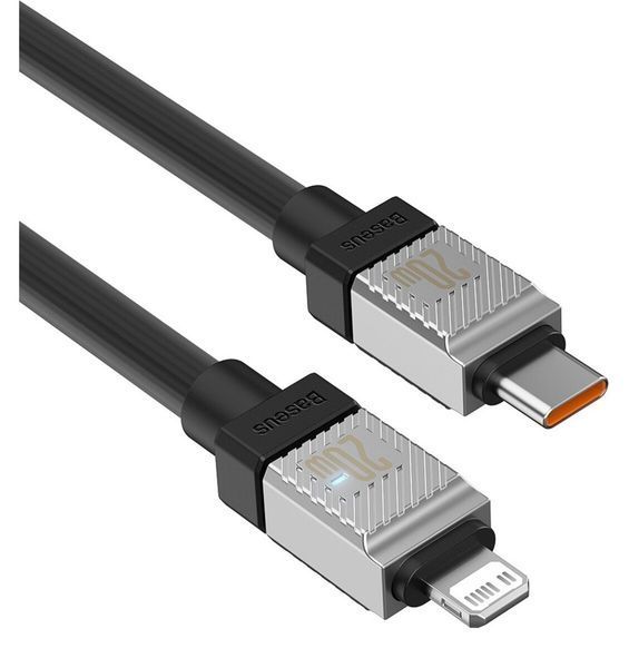 Кабель Baseus CoolPlay Series Fast Charging Cable Type-C to iP 20W 1m Black (CAKW000001) 47913 фото