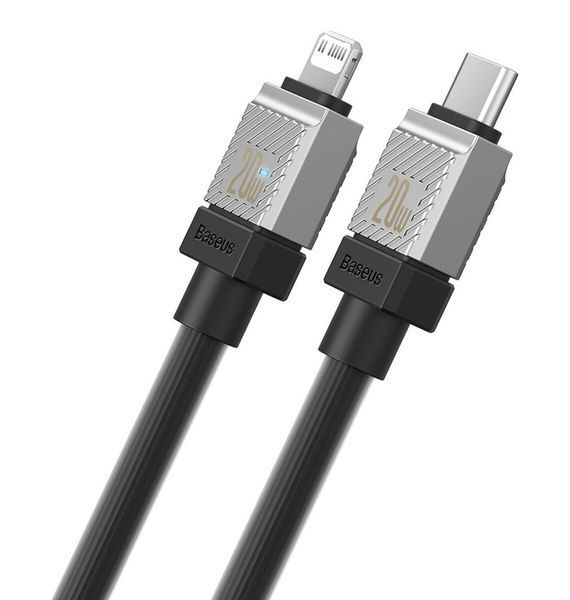 Кабель Baseus CoolPlay Series Fast Charging Cable Type-C to iP 20W 1m Black (CAKW000001) 47913 фото