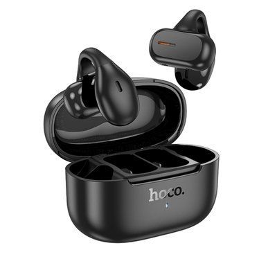 Бездротові навушники HOCO EA9 Clear sound clip-on true wireless BT headset Black (6942007629188) 53070 фото