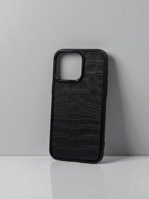 Чохол для iPhone з натуральної італійської шкіри (сірий) SO-010 фото