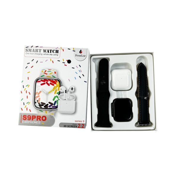 Смарт-годинник Fendior S9 Pro+TWS Black (FendiorS9PBlack) 52617 фото