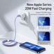 Кабель Baseus Crystal Shine Series Fast Charging Data Cable Type-C to iP 20W 2m Purple (CAJY000305) 55562 фото 4