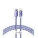 Кабель Baseus Crystal Shine Series Fast Charging Data Cable Type-C to iP 20W 2m Purple (CAJY000305) 55562 фото 1