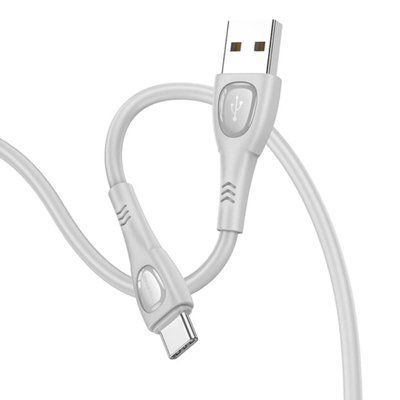 Кабель BOROFONE BX98 Type-C Superior charging data cable Gray (BX98CG) 44449 фото