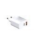 Мережевий зарядний пристрій WUW-C172 20W PD USB-C + USB QC3.0 18W black (6972573335381) 52572 фото 1