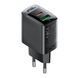 Мережевий зарядний пристрій ACEFAST A98 PD30W GaN (USB-C+USB-A) charger Black (6974316283263) 52321 фото 1