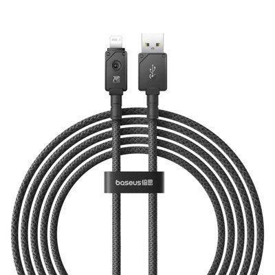 Кабель Baseus Unbreakable Series Fast Charging Data Cable USB to iP 2.4A 2m Cluster Black (P10355802111-01) 56928 фото