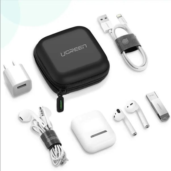 Чохол для навушників UGREEN LP128 Headset Storage Bag (Black) (UGR-40816) (UGR-40816) 42657 фото