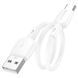 Кабель BOROFONE BX93 Super power 27W charging data cable Type-C(L=0.25M) White (6941991107795) 55611 фото 2
