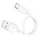 Кабель BOROFONE BX93 Super power 27W charging data cable Type-C(L=0.25M) White (6941991107795) 55611 фото 3