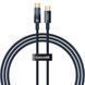 Кабель Baseus Explorer Charging Cable USB-C to USB-C 100W with Auto Shutdown 1m Deepsea Blue (P10319704321-00) 56918 фото 1
