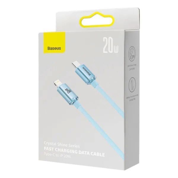 Кабель Baseus Gem Fast-Charging Data Cable USB-C to iP 20W 2m Galaxy Blue (P10373001311-01) 56954 фото
