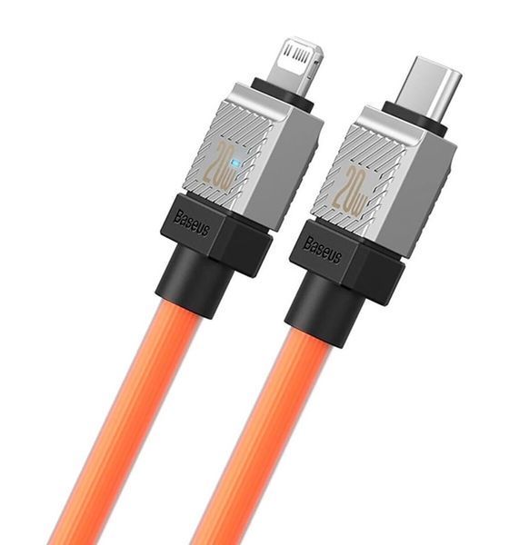 Кабель Baseus CoolPlay Series Fast Charging Cable Type-C to iP 20W 1m Orange (CAKW000007) 47916 фото